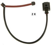 2x Sensore usura pastiglie Freno a disco GIC258 TRW per PORSCHE VW