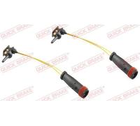 2x Sensore usura pastiglie WS 0196 A QUICK BRAKE per MERCEDES-BENZ VW