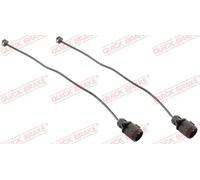 2x Sensore usura pastiglie WS 0331 A QUICK BRAKE per AUDI A8 D2