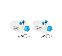 2X Serbatoio Carburante Benzina Bottiglia di Plastica Trasparente 300CC CNC per Aereo RC A Gas e Nitro