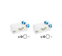 2X Serbatoio Carburante Benzina Bottiglia di Plastica Trasparente 500CC CNC per Aereo RC A Gas e Nitro