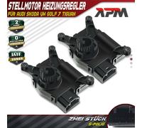 2x Servomotore Elemento di Regolazione Riscaldamento Climatizzatore per Audi A3