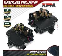 2x Servomotore Serratura Zv L Posteriore + R per VW Passat Golf Bora Seat Skoda
