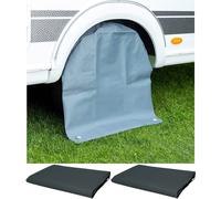 2x Set Caravan Copertura Rotella Roulotte Copertura Ruota Copri Ruota