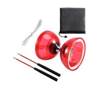 2X(Set di Cinese Diabolo A LED con Luci Colorate, 2 Bastoncini, Corda e Bo6045