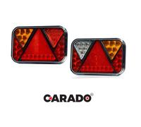 2x set di luci posteriori a LED con scatola di controllo a LED Illuminazione rim