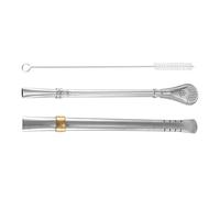 2X Set di Tazze Da Tè Yerba Mate Un Doppia Parete Nel Acciaio Tazza Da7197