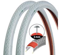 2x Set Gomma Bicicletta Grigio 28 " 28 x 1,5 Zoll Etrto 40-622 Fahrrad-Decke