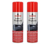 2x Set Nigrin Cura Gomma Spray Gummidichtungs-Pflege Auto Preparazione Pfleger