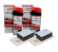 2x Set Nigrin Performance Brillante Auto-Politur Turbo Lack-Politur Mano Robot
