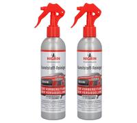 2x Set Nigrin Performance Detergente Plastica Spray Pulitore Tiefen-Pflege Auto