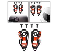 2x set piastre base ingranaggi protezione visiera casco, strumento base