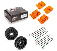 2x Set Riparazione Alzacristalli Anteriore Sinistra + Destra per Audi A6 4F C6