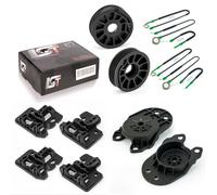 2x Set Riparazione Alzacristalli Anteriore Sinistra + Destra Per BMW X5 (E53)