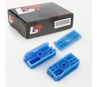 2x Set Riparazione Alzacristalli Cursori Set Hl Hr per Jaguar XK8 Xkr Cabrio