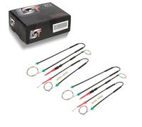 2x Set Riparazione Alzacristalli Flessibile Freno Anteriore per Ford Focus II
