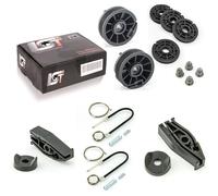 2x Set Riparazione Alzacristalli Posteriore Sinistra + + Dx per Peugeot 206 Cc