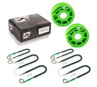 2x Set Riparazione Alzacristalli Seilzug Ruolo Anteriore L+R per Audi A5 8T Neu