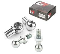 2X Set Testa Sferica Supporto M8 10Mm Molla A Gas DIN 71803 71805 Per MINI