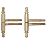 2x Sfs Einbohren Band Cerniera Türgehänge 2-teilig Ø 16 MM Zierkopf Antico