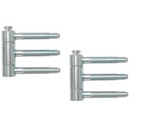 2x SFS Intec Einbohren Band Nastro per Porta 16 MM Battente 3-teilig Acciaio