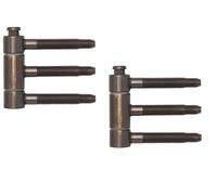 2x SFS Intec Einbohren Band Nastro per Porta 16 MM Battente 3-teilig Acciaio