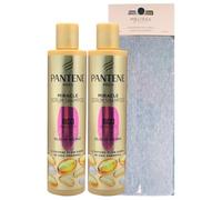 2X Shampoo con PRO-V, Dona ai Tuoi Capelli il Nutrimento di cui Hanno Bisogno, 250ml, Disponibile In Diverse Varietà + Fascia Per Capelli (Colori Assortiti) (RICCI PERFETTI (2 Unità+Fascia))