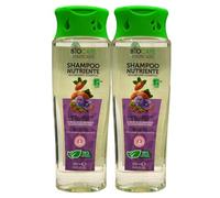2x Shampoo NUTRIENTE Per Capelli Secchi e Trattati, Con Olio Di Argan e Olio Di Semi Di Lino. Nutre e Rinforza La Fibra Capillare, Aiutando a Prevenire Doppie Punte e Debolezza Del Capello 250ml