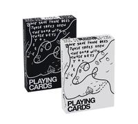 2X Shantell Martin Whitney Bianco & Nero Bundle Theory11 Mazzo di Carte