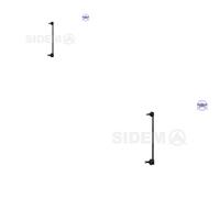 2X SIDEM Barra Stabilizzatrice Esterno Anteriore Per Peugeot 206 CC 2D 2008 I