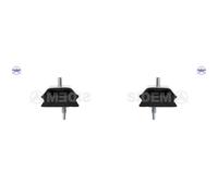 2x SIDEM Supporto Corpo Assale Cuscinetti Gomma Posteriore per Citroën Xsara N1