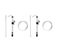 2X Sifone Automatico da 3/8 Pollici con Morsetto Kit di Sifone per Imbottig6670