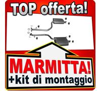 2x Silenziatore Posteriore per LEXUS GS 250 2.5 209CV dal 2012