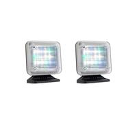 2X Simulatore TV Falso con Adattatore CA Timer e Sensore Antifurto e Antifurto per La Sicurezza Domestica, Spina Europea