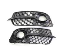 2X Sinistra Lato Destro Anteriore Fendinebbia Griglia di Copertura Della Griglia Compatibile for Audi Q5 SLine SQ5 4 Porte Sport 2014-2017 a nido d'ape Esagonale Griglie Della Lampada Della Nebbia