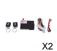 2X Sistema Di Accesso Senza Chiave Con Telecomando Central Kit Rilevamento ACC