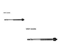2x SKF Giunto Assiale Tirante Testa Anteriore per Ford Mondeo III Familiare