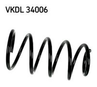 2x SKF Molla Anteriore Adatto A per Ford Kuga I