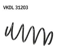 2x SKF Molla Anteriore per VW Polo 9N_ Fox 5Z1 5Z3