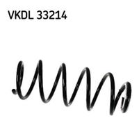 2X SKF Molla Della Sospensione Anteriore Adatta Per Peugeot 407 SW 6E_ 6D_ 6C_