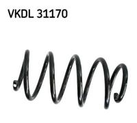 2X SKF Molla Della Sospensione Anteriore Adatta Per VW Golf VI 5K1 V 1K1