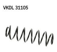 2X SKF Molla Della Sospensione Posteriore Adatta Per Audi A2 8Z0