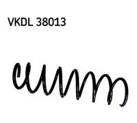 2X SKF Molla Della Sospensione Posteriore Adatta Per BMW 5 Serie F10 F18