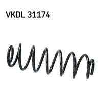 2x SKF Molla Posteriore per Seat Ibiza IV Sportcoupe 6J1 6P5 VW Polo