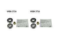 2x SKF VKBA 3716 Kit Cuscinetto Ruota Posteriore per Suzuki Swift II Wagon R+