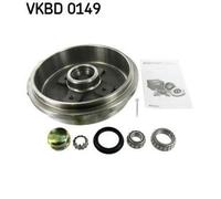 2x SKF VKBD 0149 Tamburo freno Posteriore per VW Polo Schrägheck (6N1) SANTANA