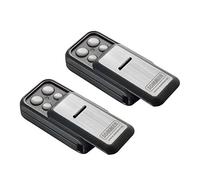 2x Slider, trasmettitore manuale estivo, + Slider S10305 TX40-868-4, trasmettitore radio per garage, telecomando, 868,8 Mhz, 868,95 Mhz, Base+ Pro+ meccanismo per portone.