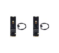 2X Slot da Chiave NGFF M.2 A e un Chiave M.2M Adattatore per Scheda WiFi PCIe PCI-Express Adattatore per Scheda LAN Wireless NVMe
