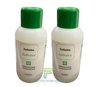 2x SMACCHIATORE FOLLETTO KOBOTEX 200 ML ORIGINALE VORWERK TAPPETI BATTITAPPETO