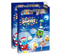 2X Smarties Calendario dell'Avvento Edizione con Cioccolato a Latte, Confetti Ripieni di Cioccolato e Figura Cava 193,9g con Portachiavi CAIYA® [2 Calendari]